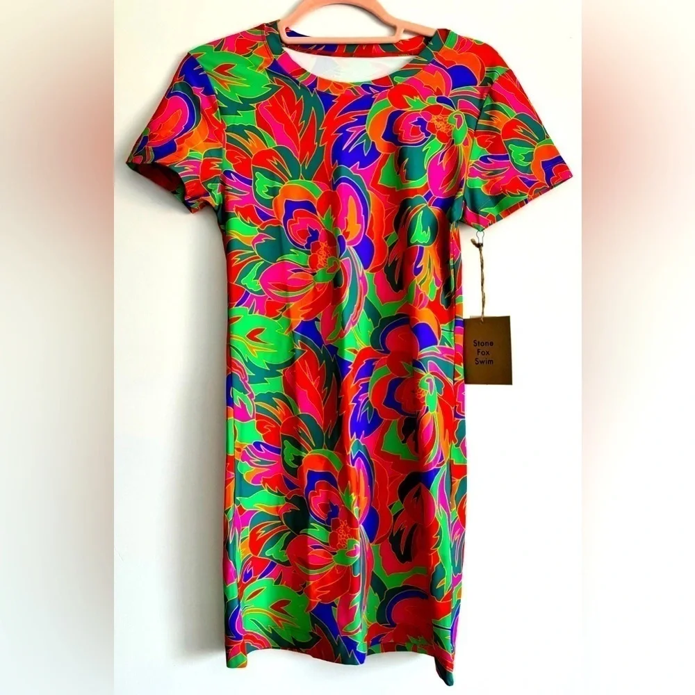 NWT Stone Fox Swim Bambi Baby Tee Shirt Dress - Size Medium
